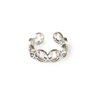 Ring "smilie" (aus Edelstahl, in Gold oder Silber)