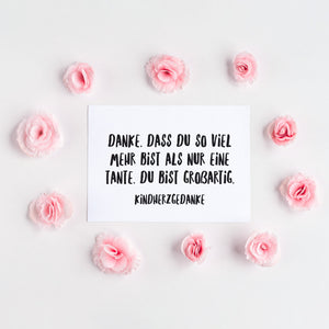 DIN A5 Print (für Mama, Papa, Oma, Opa, Tante oder Onkel)