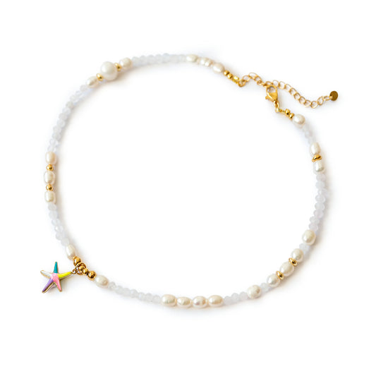 Choker "starfish" mit buntem Seestern